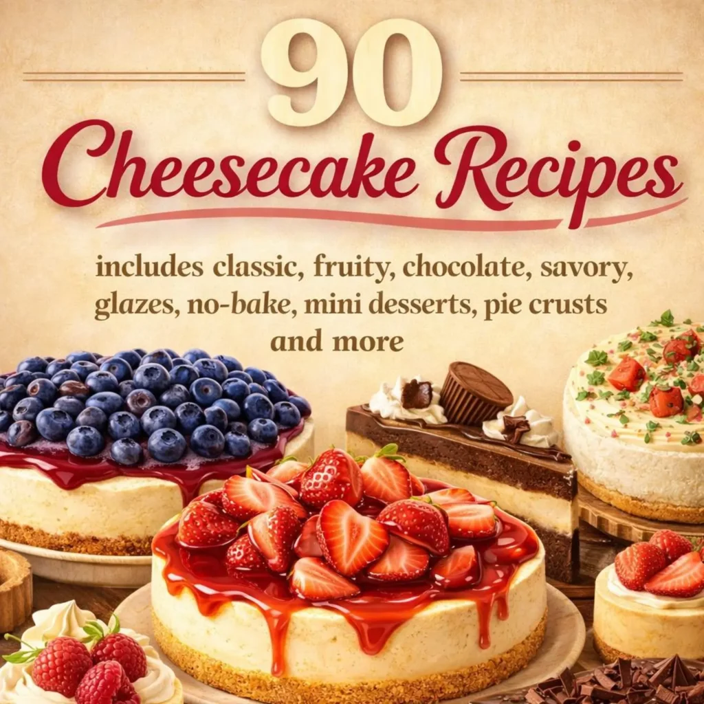 90 Cheesecake recipes